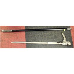 DECORATIVE WALKING CANE SWORD