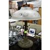 Image 1 : DECORATIVE LAMP W/ETCHED GLASS TOP