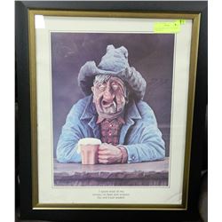 SIDE KICK PRINT 1983 LEANIN TREE PUBLISHING