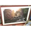 Image 1 : LARGE CABIN FRAMED PICTURE