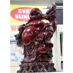 24" POLYRESIN HAPPY BUDDHA STATUETTE