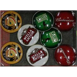 8 ASSORTED BEER SIGNS