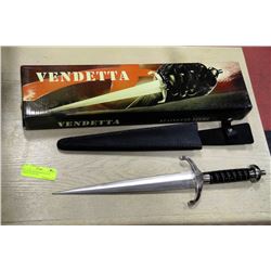VENDETTA STAINLESS STEEL DECORATIVE KNIFE