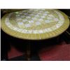 Image 1 : HANDMADE TILE CHECKER TABLE 30"X15"