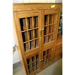 CURIO CABINET-30" X 16" X 60"H