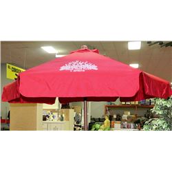 NEW RED WITH LOGO, COMMERCIAL BUILT PATIO