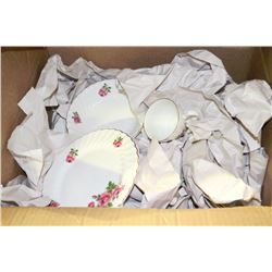 BOX WITH JB JOHNSON BROTHERS IRONSTONE 3M DISHES