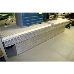 TRUCK TOOL BOX WITH KEYS ATTACHED INSIDE BOX