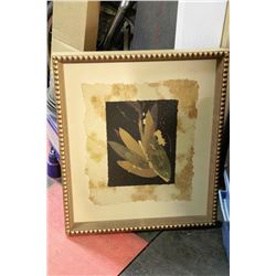 GOLD TONE FRAMED PICTURE