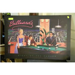 ILLUMINATED JAMES DEAN BILLIARDS PICTURE