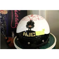 POLICE MOTORCYCLE HELMET FG-2 BY HJC DOT APPROVED