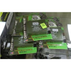 5 PKS OF PRIMOS CAMO FACE PAINT