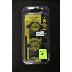 BURRIS CUSTOM STEEL RINGS STICKER PRICE 55.99