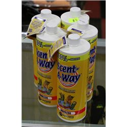 5 BOTTLES OF SCENT AWAY GARMENT WASH