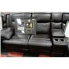 Image 4 : LARGE BROWN LEATHERETTE ELECTRIC RECLINING