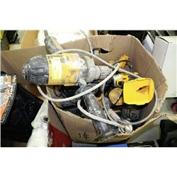 DEWALT DRILL- INCLUDES CORDLESS TOOLS