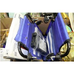 BOX WITH FOLDABLE CREEPER, PETERBILT SIGN,GEAR