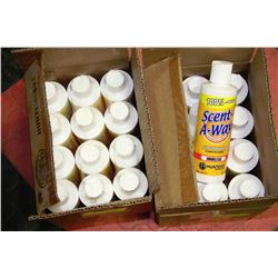 2 CASES WITH 12 -236ML BOTTLES SCENT AWAY SHAMPOOS