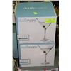 Image 1 : LOT OF 2 NEW BOXES OF 4 DAILYWARE MARTINI GLASSES