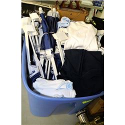 BIN FULL OF  OILERS CAR FLAGS AND REPLICA OILERS