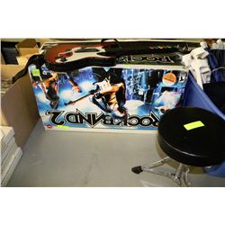 ROCKBAND 2 SET WITH XBOX 360 INCL. STOOL,DRUMS,