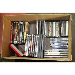 BOX WITH VIDEO GAMES INCL.2-PS3 GAMES.7 PS2,7