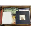 Image 1 : BOX WITH ASSORTED CALLIGRAPHY INCL BOOKS,BIBLE,