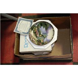 LOT OF 4 THOMAS KINKADE  COLLECTOR PLATES WITH