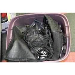 BIN WITH GUESS TOTE BAG,BETTYBOOP PURSE,MANY PAIRS