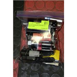 BAG OF ASSORTED LIGHTERS