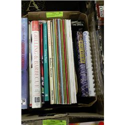 BOX OF COOKBOOKS: WEIGHT WATCHERS, MORE