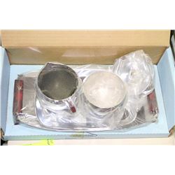 GOURMATES  CREAM, SUGAR, SERVER SET