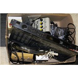 BOX W/PROFESSIONAL GUITAR ELECTRONICS