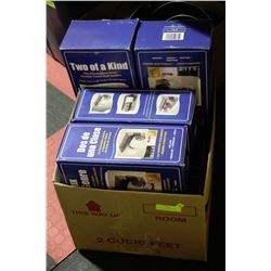 LOT OF 7 (2X2) TOILETPAPER HOLDERS NEW IN BOXES