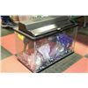 Image 1 : FISH AQUARIUM WITH NEW FILTER, 2 NEW LIGHT BOBS &