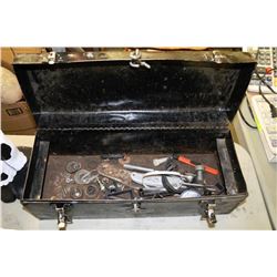 BLACK TOOLBOX WITH CONTENTS