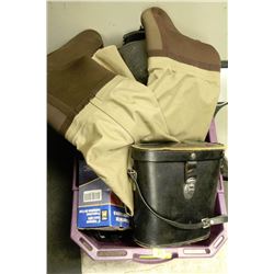 BIN WITH REALISTIC CB RADIO,PEAK CHARGER,LIGHTS,