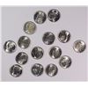Image 1 : LOT OF ( 15 ) GEM BU 1952-S ROOSEVELT DIMES NICE!