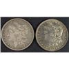 Image 1 : 1892-S FINE & 1889-O XF MORGAN SILVER DOLLARS