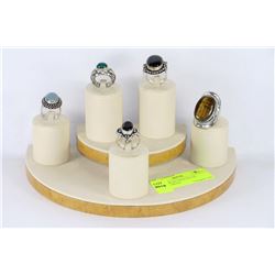 RING DISPLAY WITH ESTATE FASHION RINGS