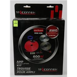 METRA TRUCONNEX 5 SERIES 8-GAUGE 600W AMP KIT