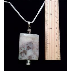 HAND SET AGATE PENDANT