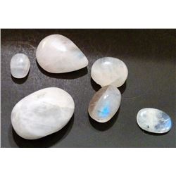 LOT OF 6 MOONSTONE GEMS