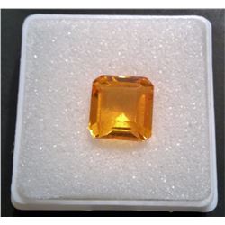 12CT EMERALD CUT CITRINE