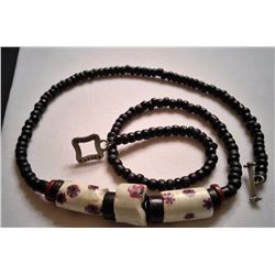 MARCIA FOSSEY HISTORICAL BEAD NECKLACE