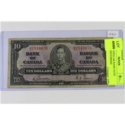 1937-TEN DOLLAR BANK NOTE W/GORDON/TOWERS