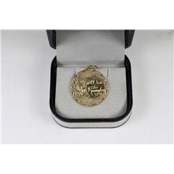 10K YELLOW GOLD "A DATE TO REMEMBER" PENDANT