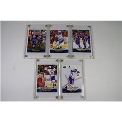 CONNOR MCDAVID 1ST YEAR OILER UPPERDECK CARDS X5