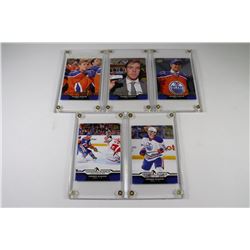CONNOR MCDAVID 1ST YEAR OILER UPPERDECK CARDS X5