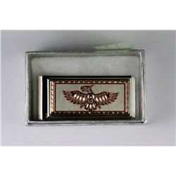 EAGLE MONEYCLIP WITH COPPER INLAY